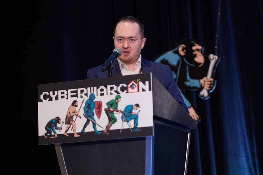 Presenting at CYBERWARCON