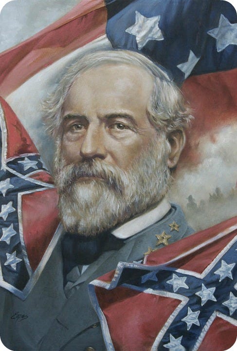 Painting of Robert E. Lee.