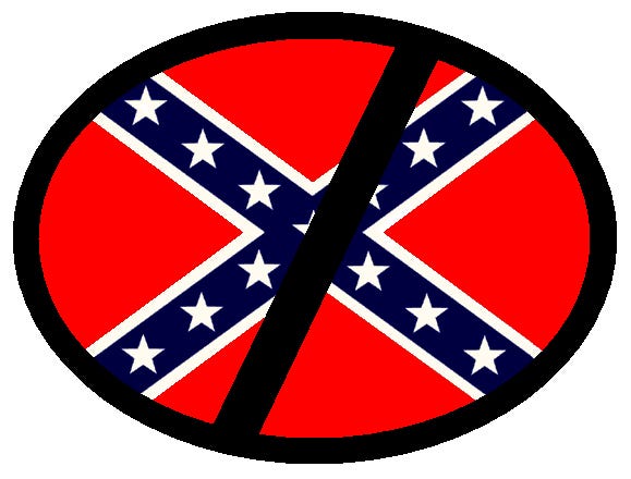 The Anti-Dixie sticker.